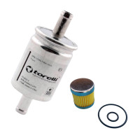 Комплект фільтрів грубого та тонкого очищення OMB з гумками та фільтр тонкого очищення вхід вихід 12 мм