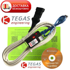 FTDI Кабель шнур TEGAS для налаштування ГБО TEGAS інтерфейс з індикацією для налаштування ГБО TEGAS