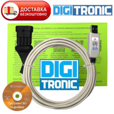Кабель для діагностики та налаштування ГБО DIGITRONIC Maxi-2, DIGITRONIC MP-48, DIGITRONIC MP-32, DIGITRONIC 3D, DIGITRONIC MP-48OBD на чипі PL2303
