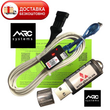 Кабель для діагностики та налаштування ГБО MRC з індикацією на чіпі FTDI плюс флешка з додатками ГБО та драйверами