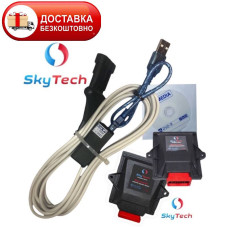 Кабель для діагностики та налаштування ГБО SkyTech на чіпі FTDI з індикацією з'єднання