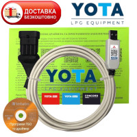 Кабель для диагностики и настройки ГБО YOTA RED, BLUE на чипі PL2303