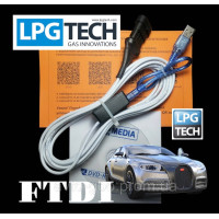 FTDI Кабель шнур LPGTech для налаштування ГБО LPGTech інтерфейс з індикацією для налаштування ГБО LPGTech