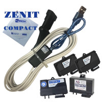 Кабель для діагностики та налаштування ГБО ZENIT COMPACT BASIC COMPACT PLUS на чіпі FTDI з індикацією з'єднання