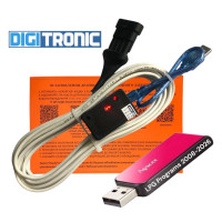 Кабель для діагностики та налаштування ГБО DIGITRONIC з індикацією сигналів на чіпі FTDI плюс флешка з додатками ГБО та драйверами