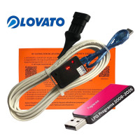 Кабель для діагностики та налаштування ГБО LOVATO з індикацією сигналів на чіпі FTDI плюс флешка з додатками ГБО та драйверами